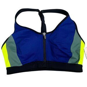 NWT Victorias Secret Sports Bra Womens Size 34C Knockout High Support Zip Front